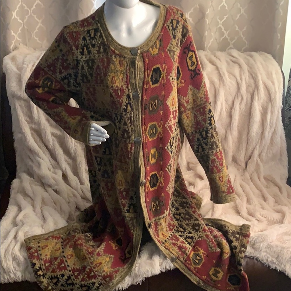 LONG SWEATER COAT